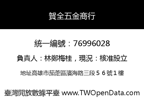 賀全五金商行