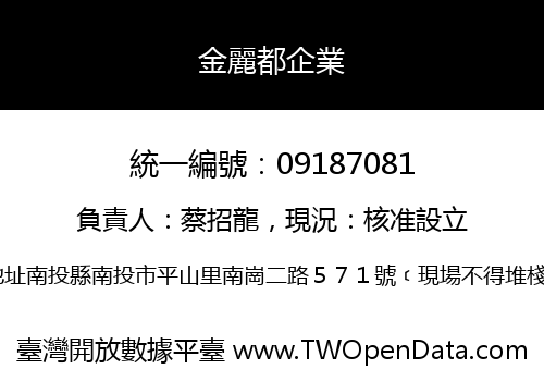金麗都企業