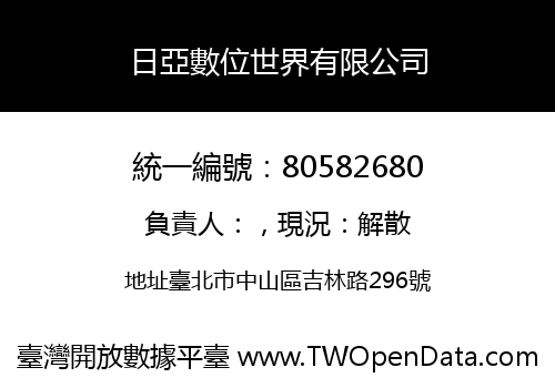 日亞數位世界有限公司