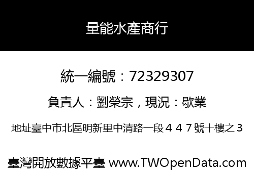 量能水產商行