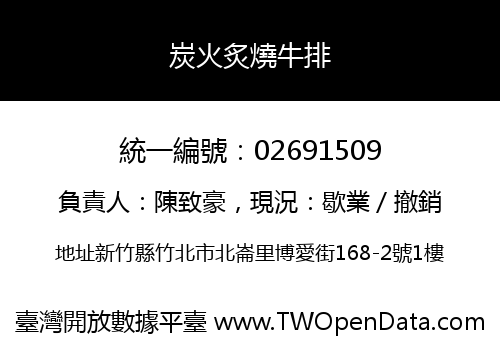 炭火炙燒牛排