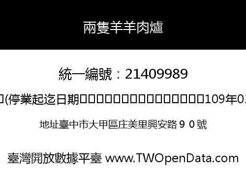 兩隻羊羊肉爐