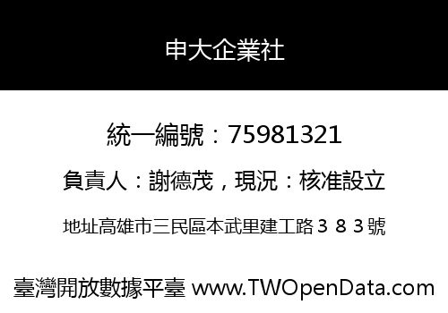 申大企業社