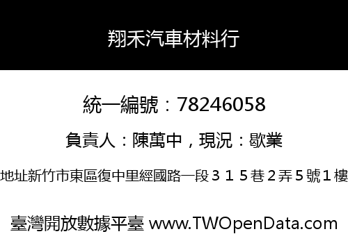 翔禾汽車材料行
