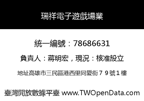 瑞祥電子遊戲場業