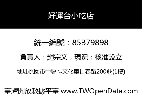 好運台小吃店
