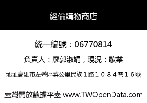 經倫購物商店