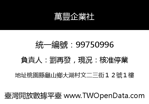 萬豐企業社