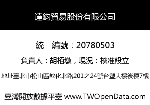 達鈞貿易股份有限公司