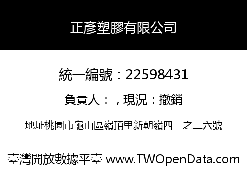 正彥塑膠有限公司