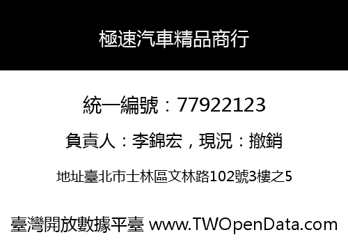 極速汽車精品商行