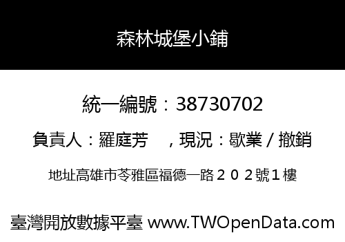 森林城堡小鋪