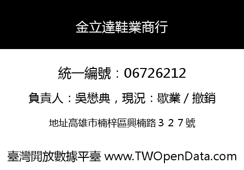 金立達鞋業商行