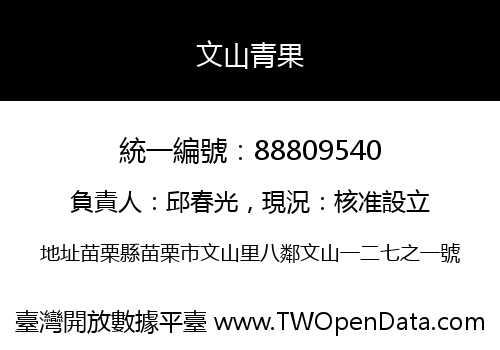 文山青果