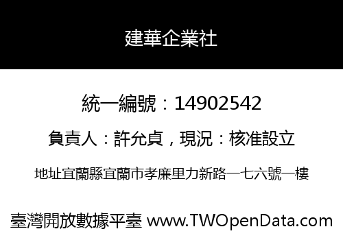 建華企業社