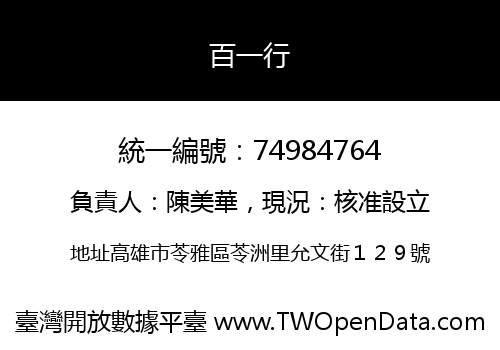 百一行