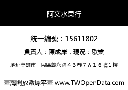 阿文水果行