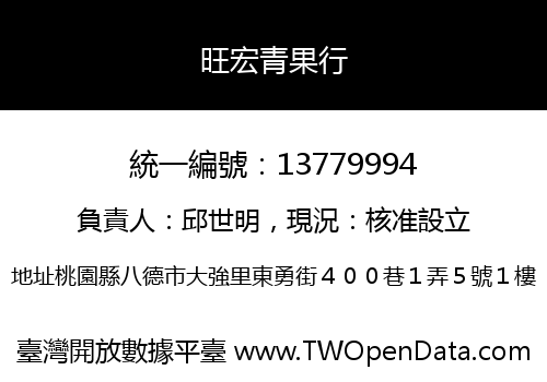 旺宏青果行