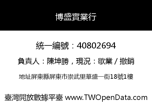 博盛實業行