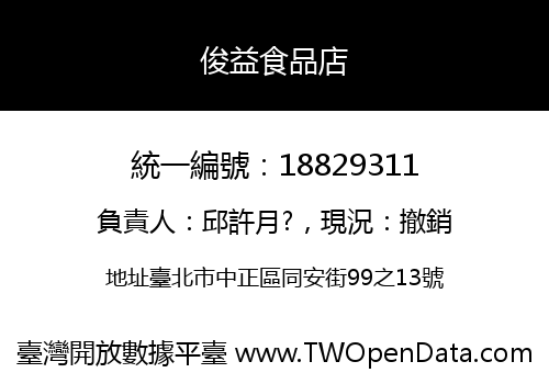 俊益食品店