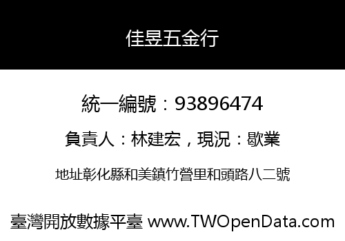 佳昱五金行