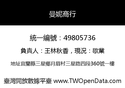 曼妮商行
