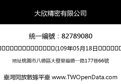 大欣精密有限公司
