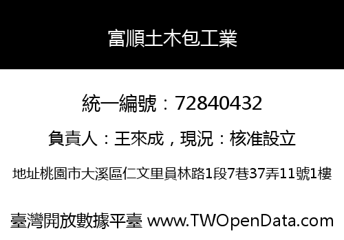 富順土木包工業