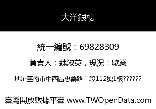 大洋銀樓