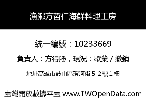 漁鄉方哲仁海鮮料理工房