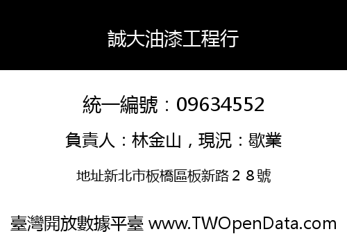 誠大油漆工程行