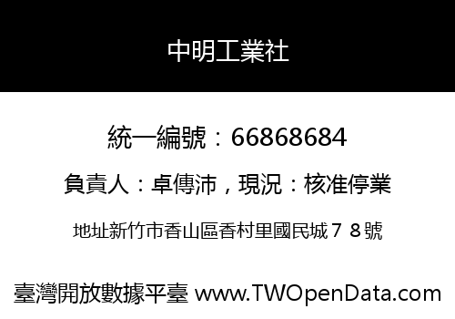中明工業社