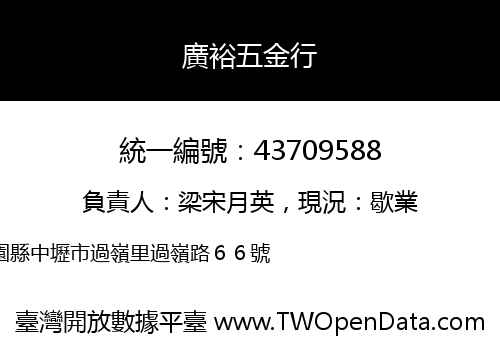 廣裕五金行