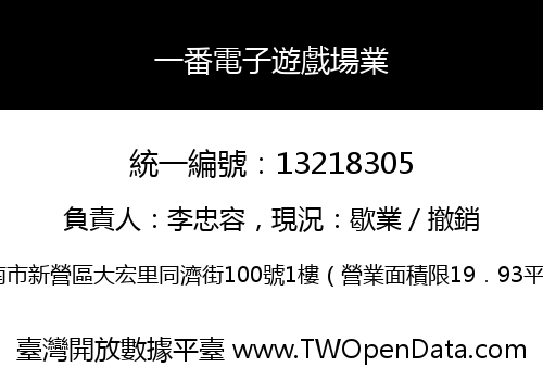 一番電子遊戲場業