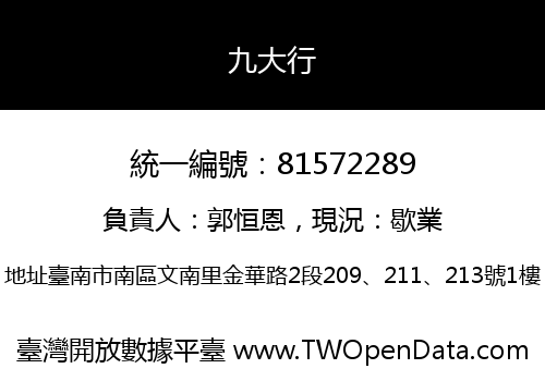 九大行