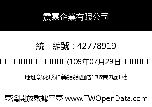 震霖企業有限公司