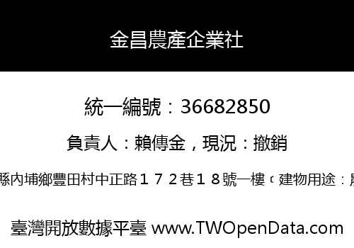 金昌農產企業社