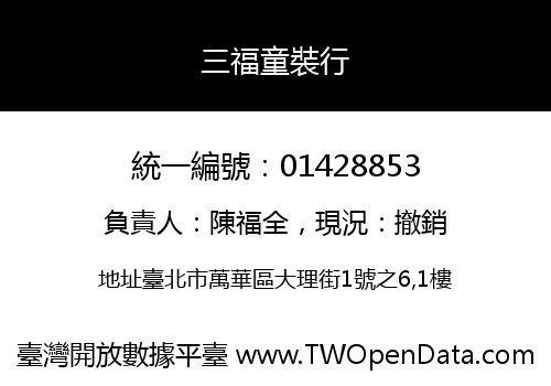 三福童裝行