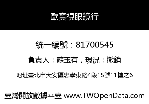 歐寶視眼鏡行