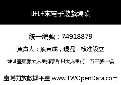 旺旺來電子遊戲場業