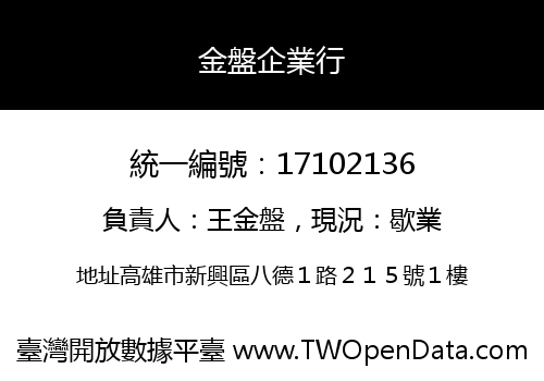 金盤企業行