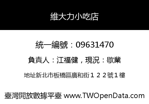 維大力小吃店
