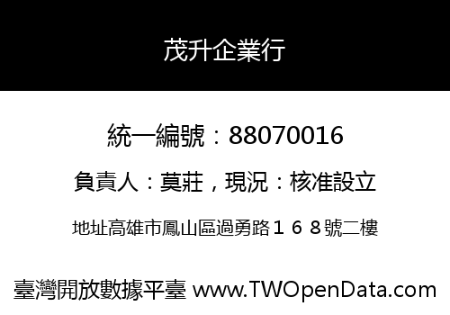 茂升企業行