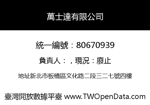 萬士達有限公司