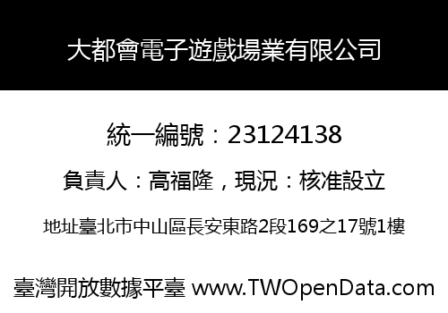 大都會電子遊戲場業有限公司
