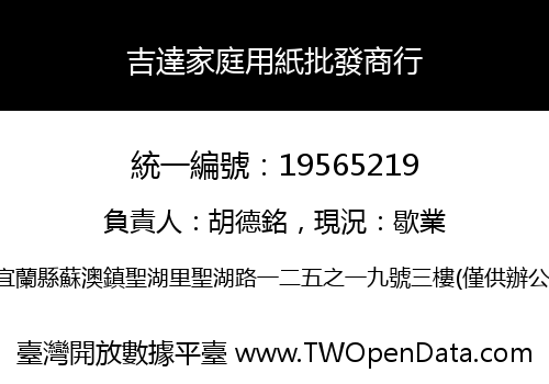 吉達家庭用紙批發商行