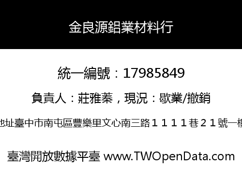 金良源鋁業材料行