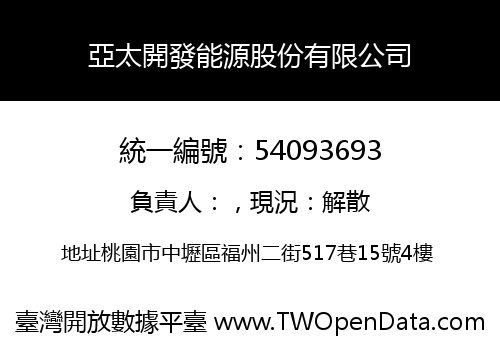 亞太開發能源股份有限公司