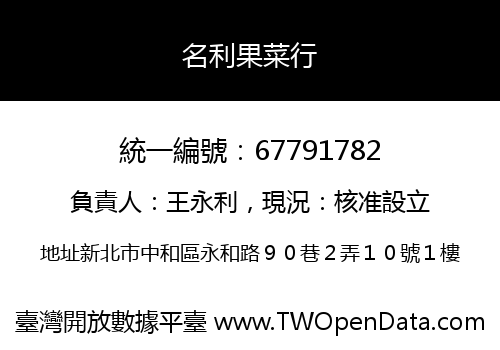 名利果菜行