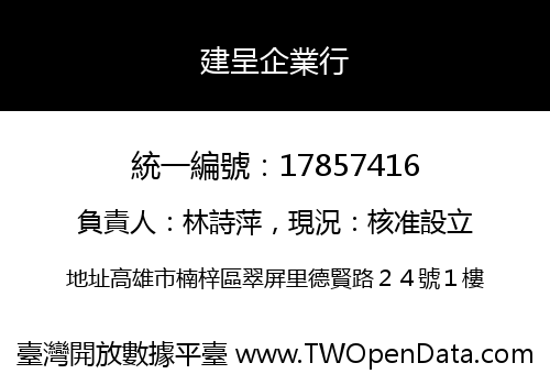 建呈企業行
